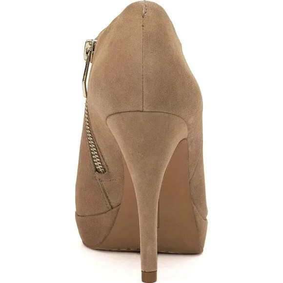 Vince Camuto Women's Tortilla Suede Closed Pointed Toe High Heel Elvin Bootie - Picture 3 of 8